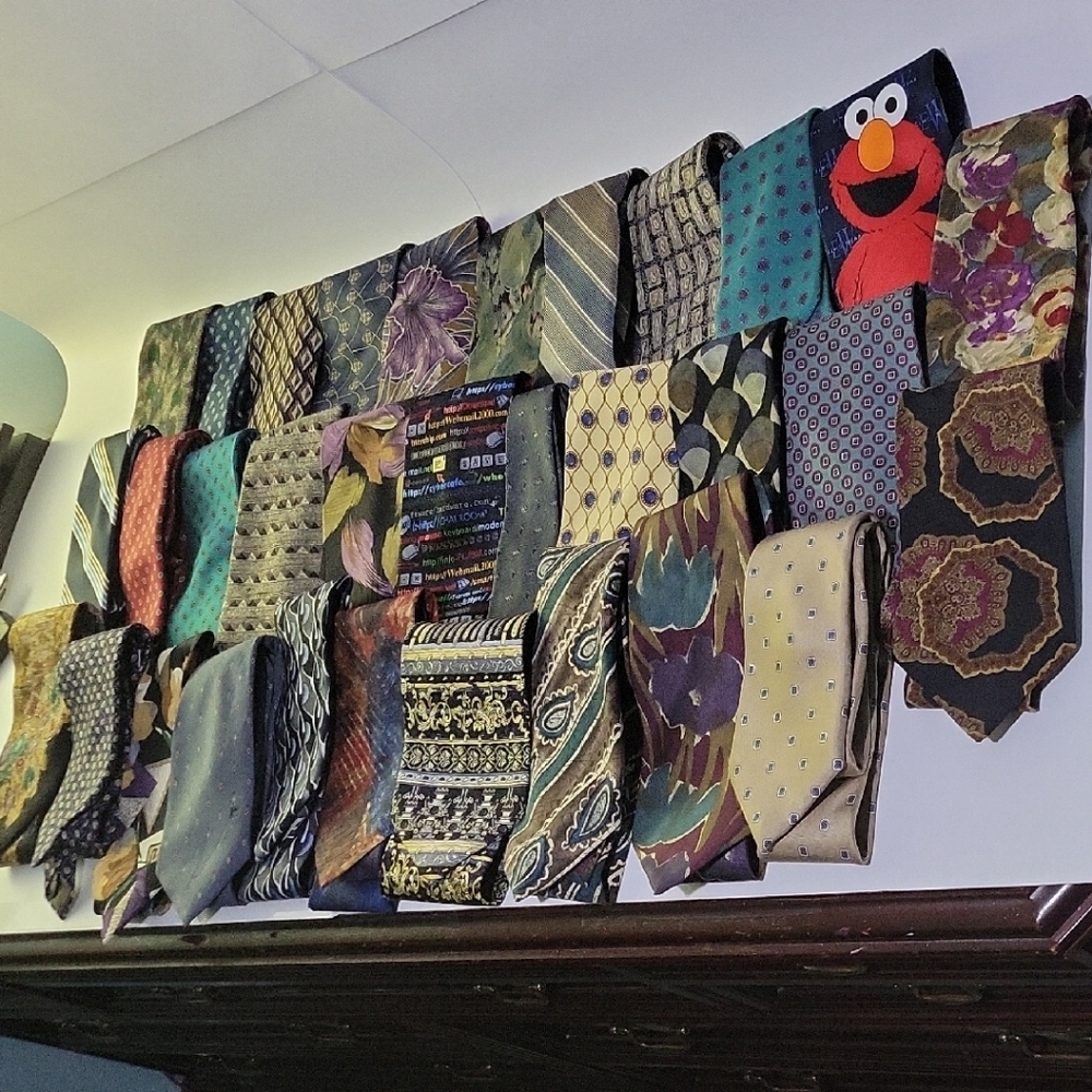 Colorful Patterned Tie Collection